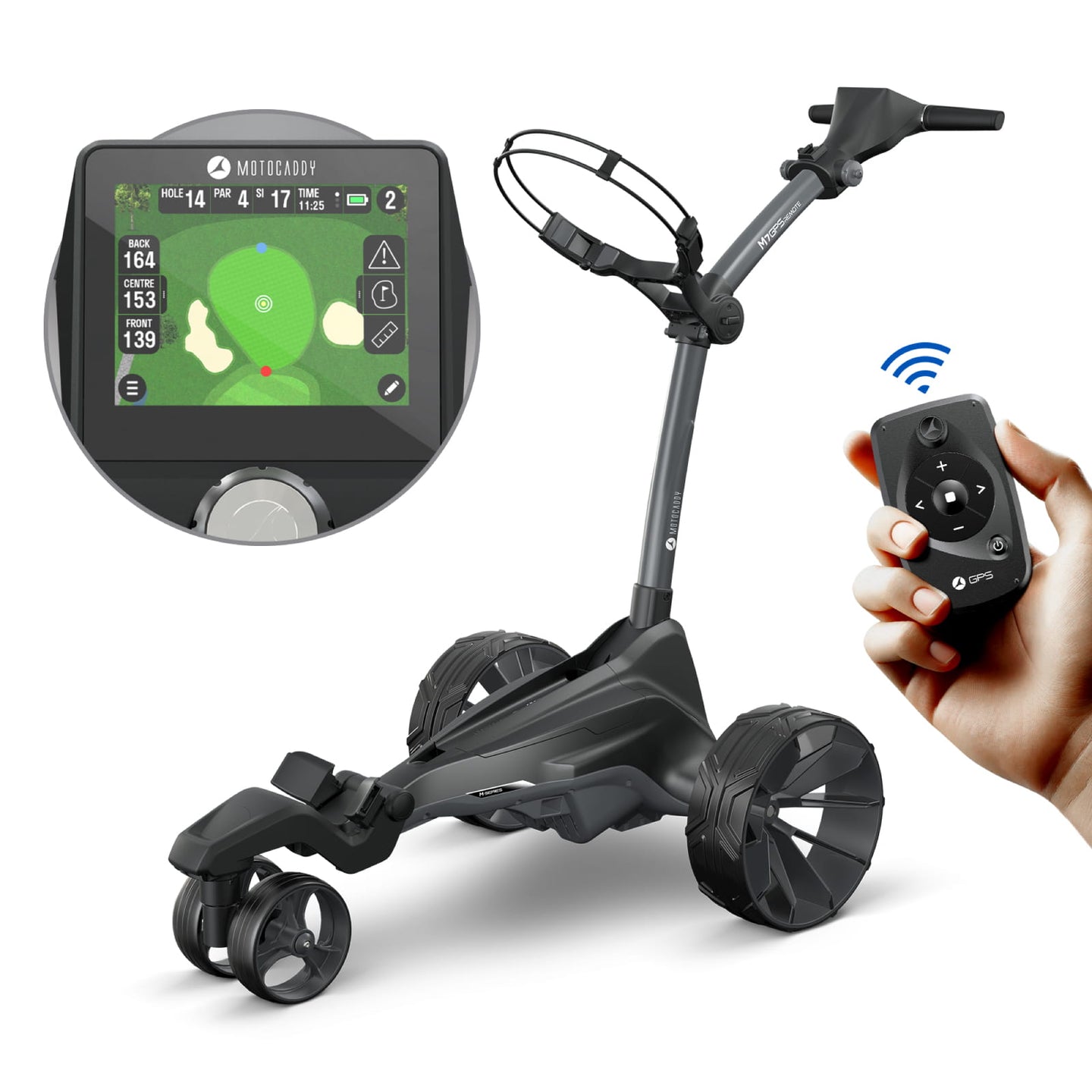 Motocaddy M7 GPS remote electric trolley